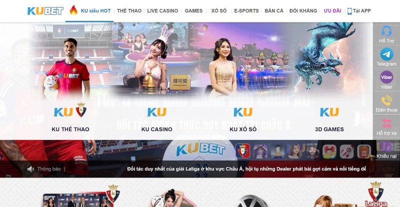 Hệ thống game đa dạng và mới lạ tại Ku casino
