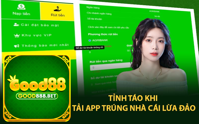 Tải app nhầm web Good88 lừa đảo